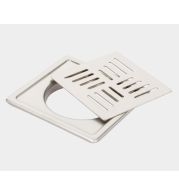 PR-103 Floor Drainer Stainless Steel Commercial Kitchen Drain Board Heavy-Duty Grate Tray Water Drainage Rack Restaurant Floor Sink Industrial Food Prep Anti-Slip Rustproof Easy Clean Professional Grade Durable Welded Frame